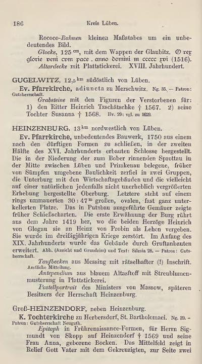 Die Kunstdenkmäler der Provinz Schlesien, Band III Regierungsbezirk Liegnitz, von Hans Lutsch, 1891