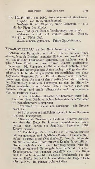 Die Kunstdenkmäler der Provinz Schlesien, Band III Regierungsbezirk Liegnitz, von Hans Lutsch, 1891