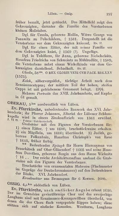 Die Kunstdenkmäler der Provinz Schlesien, Band III Regierungsbezirk Liegnitz, von Hans Lutsch, 1891