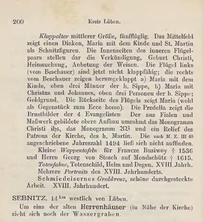 Die Kunstdenkmäler der Provinz Schlesien, Band III Regierungsbezirk Liegnitz, von Hans Lutsch, 1891