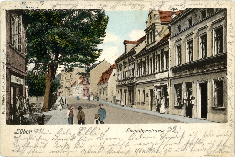 Lüben, Liegnitzer Straße, 1903