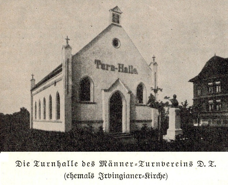 zuletzt Turnhalle Lüben, davor Bismarck-Denkmal