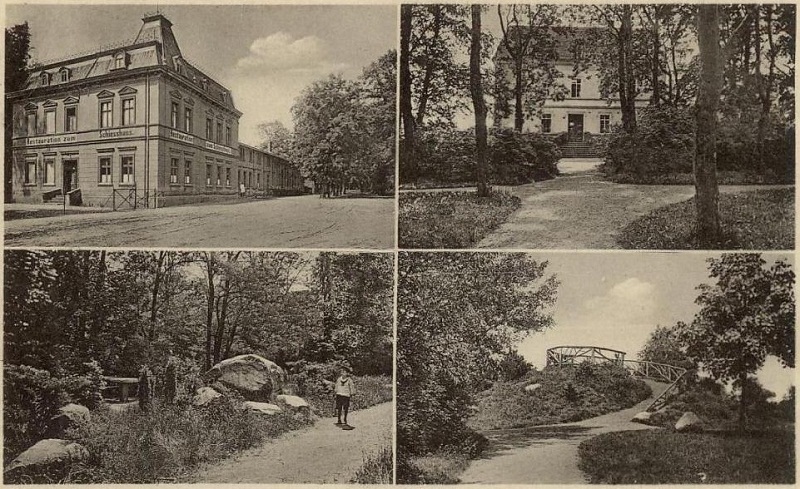 Schiesshaus, Mädchenschulhaus und Schillerpark mit dem Rübezahlplatz