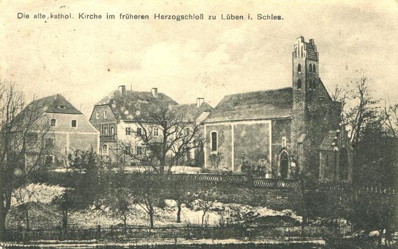 Die alte katholische Kirche im früheren Herzogschloss zu Lüben