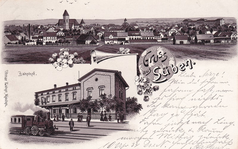 Panorama und Bahnhof