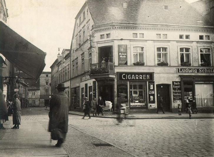 Blick in die Liegnitzer Straße vom Ring aus