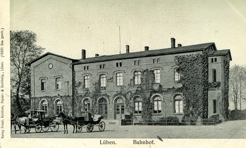 Bahnhof um 1910