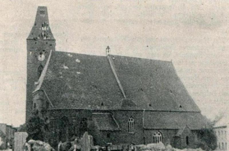 Die Evangelische Kirche zu Lüben nach dem Krieg