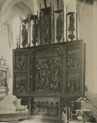 Marientodaltar in der Evangelische Kirche zu Lüben