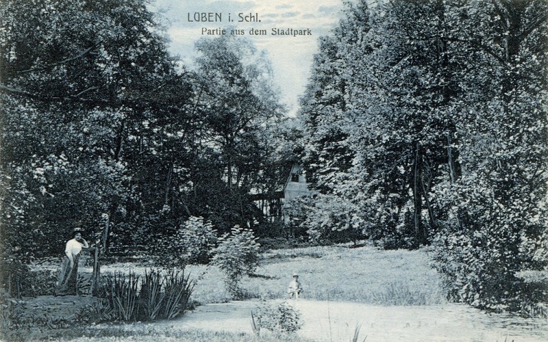 Stadtpark Lüben um 1910