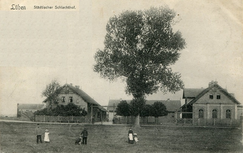 Städtischer Schlachthof in Lüben um 1910