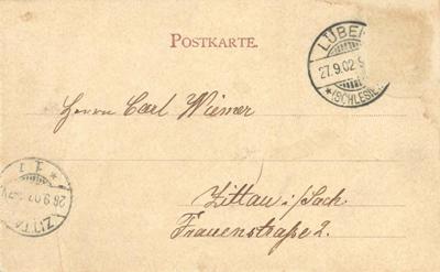 Postkarte 1902