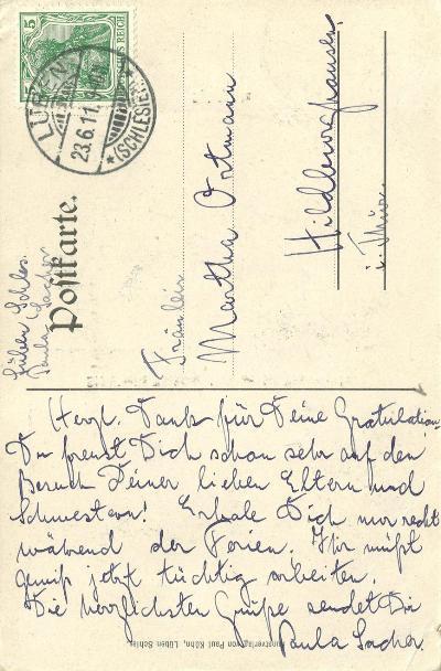 Postkarte 1911