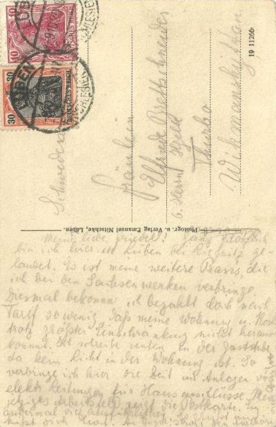 Postkarte von 1920