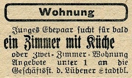 Wohnung gesucht