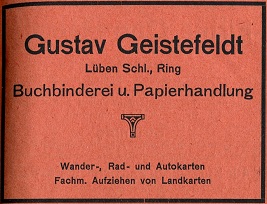 Buchbinderei und Papierhandlung, Wander-, Rad- und Autokarten, Ring 20