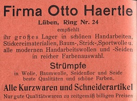 Otto Haertle, Kurzwaren, Ring 24