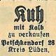 Lübener Geschäftsanzeigen aus dem Liegnitzer Tageblatt 1940