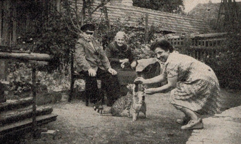 Gertrud Otto und ihre Eltern, Foto aus der Nachkriegszeit