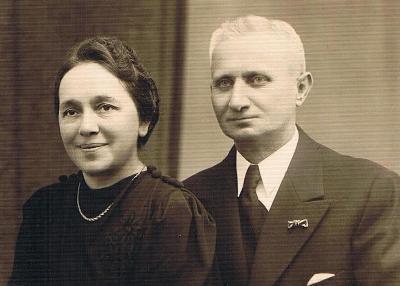 Helene Berndt mit Ehemann