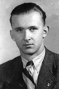 Georg Böer 1941 mit dem Segelflugabzeichen der Stufe A