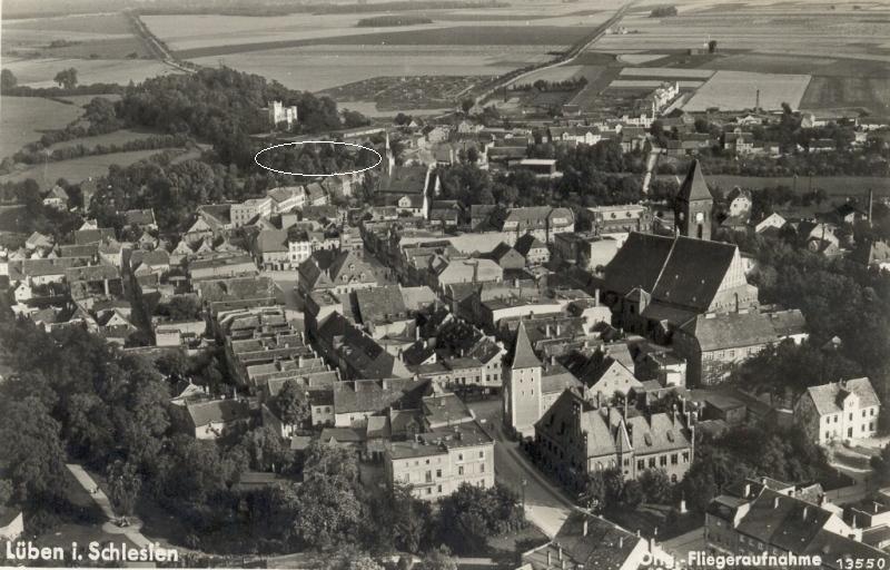 Der alte Garten von Zoe Droysen zwischen Stiftsgut und Katholischer Kirche