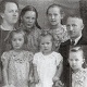 Gastwirt Ewald Grosser und Familie