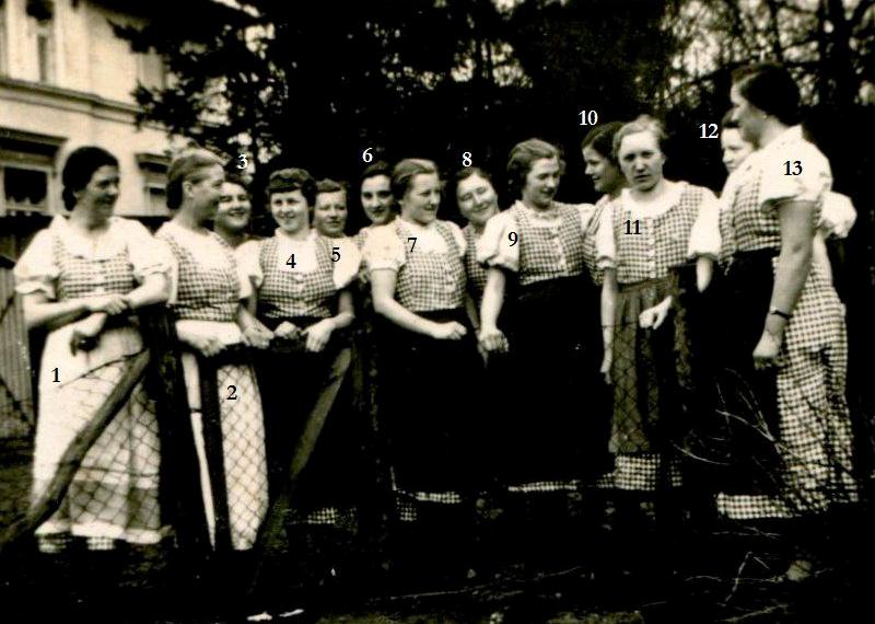 Mädchenklasse der Landwirtschaftsschule Lüben 1939/40