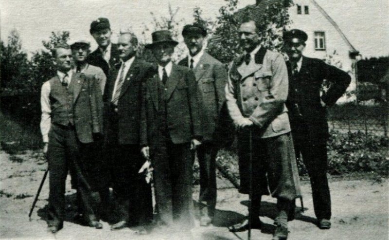 Wanderung der Liedertafel am Himmelfahrtstag 1936/37