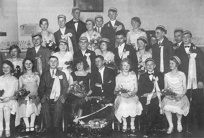 Tanzstundenball 1931 im Restaurant Stadt Liegnitz