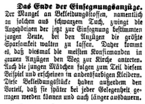 Zeitungsmeldung vom 19.9.1918