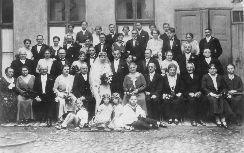 Hochzeit Käte John und Ernst Lorkowski 1930