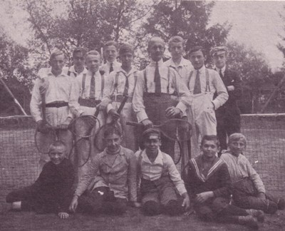 Tennisclub Lüben mit den Balljungen