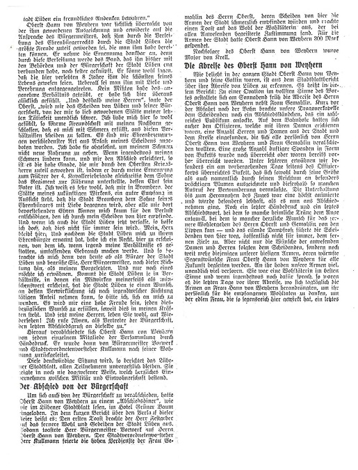 Sonntagsbeilage zum Lübener Stadtblatt vom 26./27. Oktober 1935