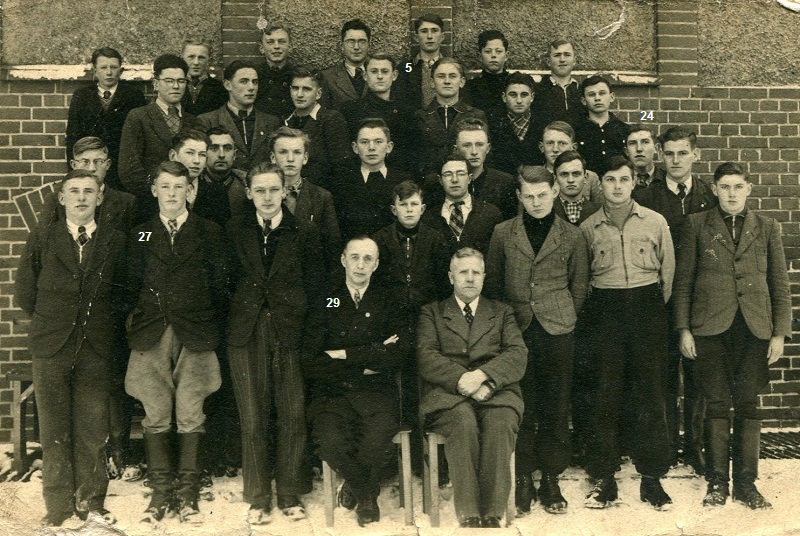 Klasse der Landwirtschaftsschule Lüben am 1.10.1943