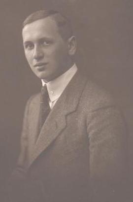 Fritz Müller um 1918