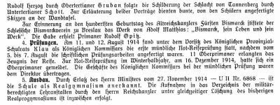 Jahresbericht des Realgymnasiums zu Lüben 1915, S. 12