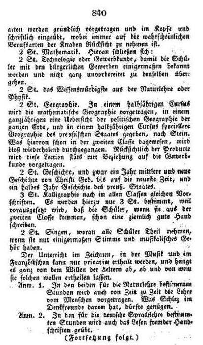 Allgemeine Schulzeitung vom 7.9.1830, Nr. 105