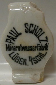 Paul Scholz Mineralwasserfabrik Lüben/Schlesien