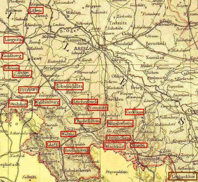 Einsatzgebiet der Volkssturmeinheit von Konstantin Moch im Frühjahr 1945