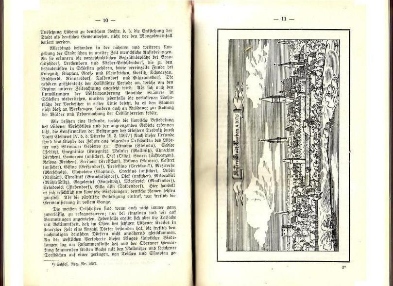 Konrad Klose, Geschichte der Stadt Lüben, Verlag Kühn Lüben, 1924, S. 10/11