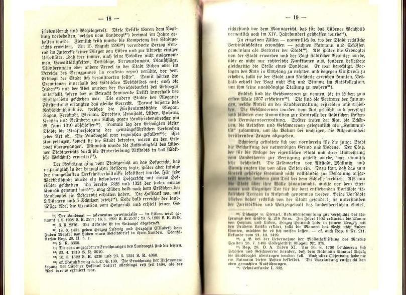 Konrad Klose, Geschichte der Stadt Lüben, Verlag Kühn Lüben, 1924, S. 18/19