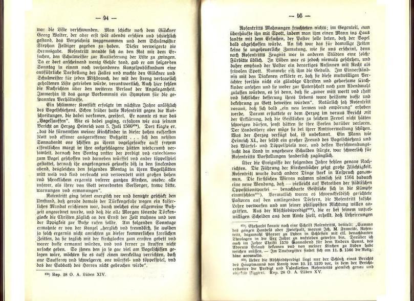 Konrad Klose, Geschichte der Stadt Lüben, Verlag Kühn Lüben, 1924, S. 94/95