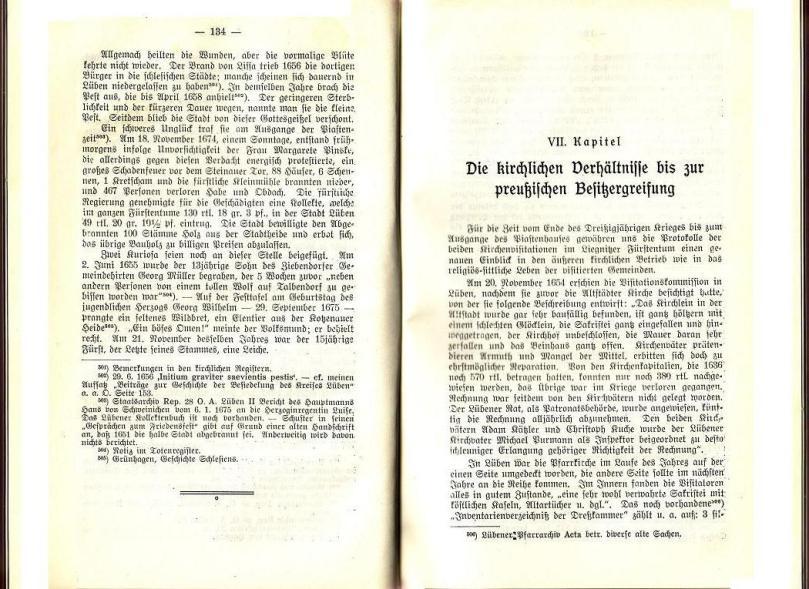 Konrad Klose, Geschichte der Stadt Lüben, Verlag Kühn Lüben, 1924, S. 134/135