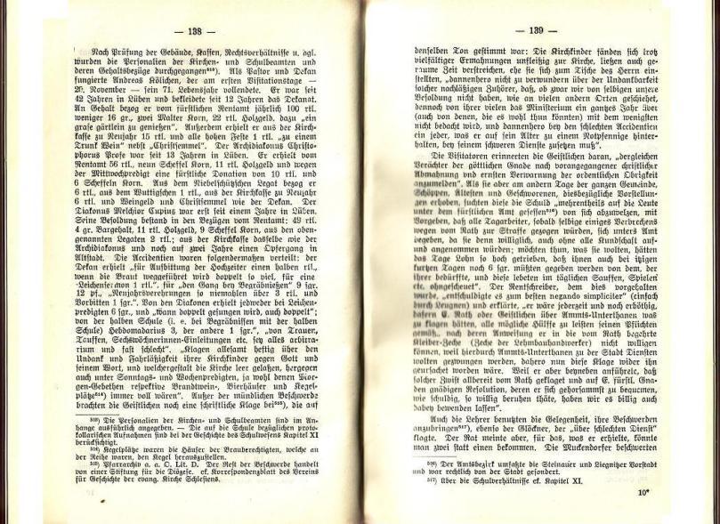 Konrad Klose, Geschichte der Stadt Lüben, Verlag Kühn Lüben, 1924, S. 138/139