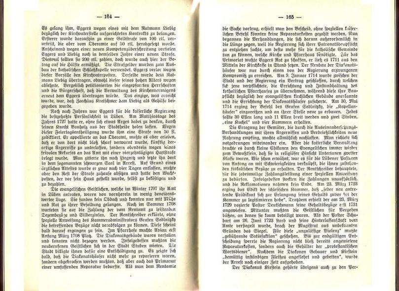 Konrad Klose, Geschichte der Stadt Lüben, Verlag Kühn Lüben, 1924, S. 164/165