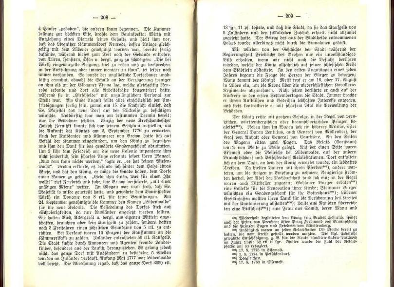 Konrad Klose, Geschichte der Stadt Lüben, Verlag Kühn Lüben, 1924, S. 208/209