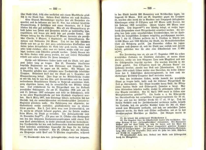 Konrad Klose, Geschichte der Stadt Lüben, Verlag Kühn Lüben, 1924, S. 222/223