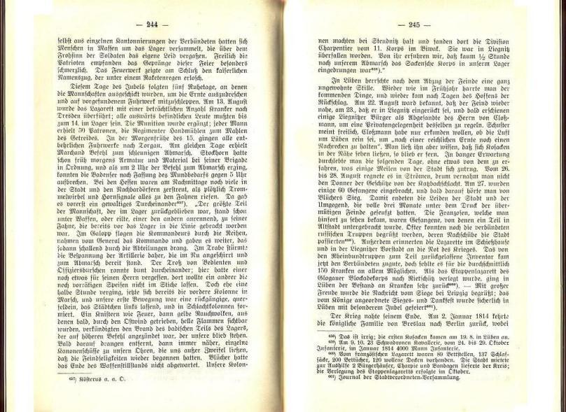 Konrad Klose, Geschichte der Stadt Lüben, Verlag Kühn Lüben, 1924, S. 244/245