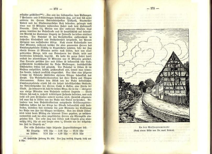 Konrad Klose, Geschichte der Stadt Lüben, Verlag Kühn Lüben, 1924, S. 272/273